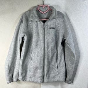 Columbia Gray Zip up Jacket, Size Small
